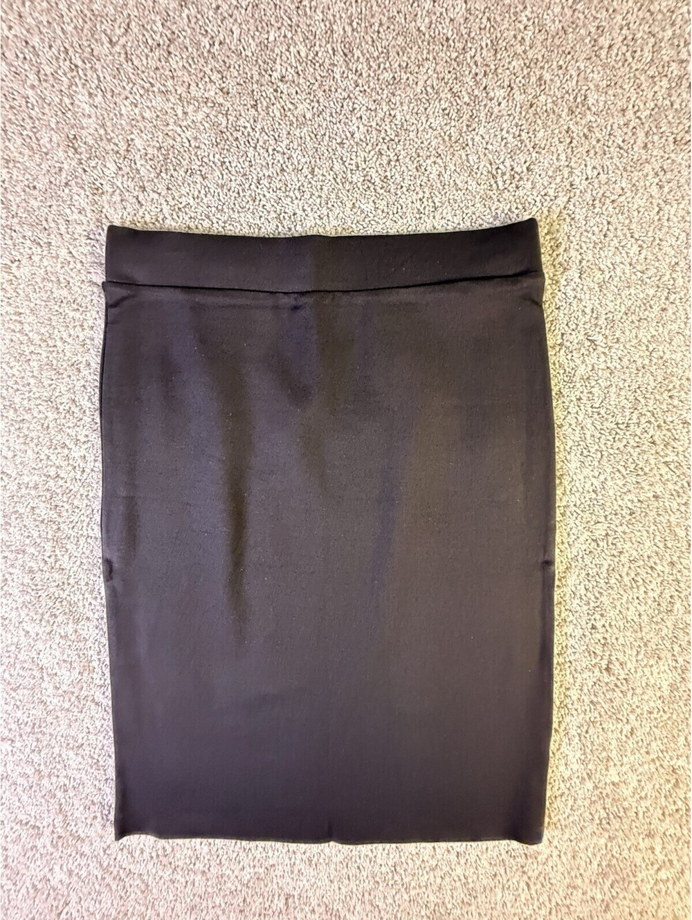 NWOT Zenana Women’s 1X Black Spandex Skirt Long No Slit